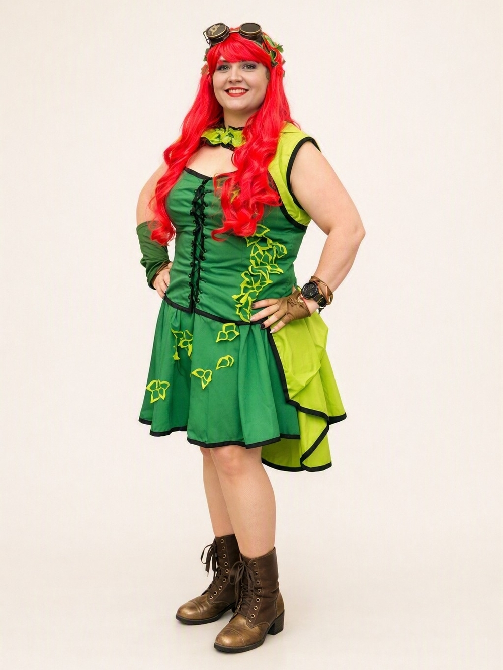 One Of A Kind Steampunk Poison Ivy Costume - Plus Size 2X/18
